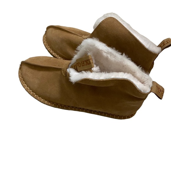 NWOT Australia luxe collective homework suede men boots shearling size US8 - Picture 8 of 13